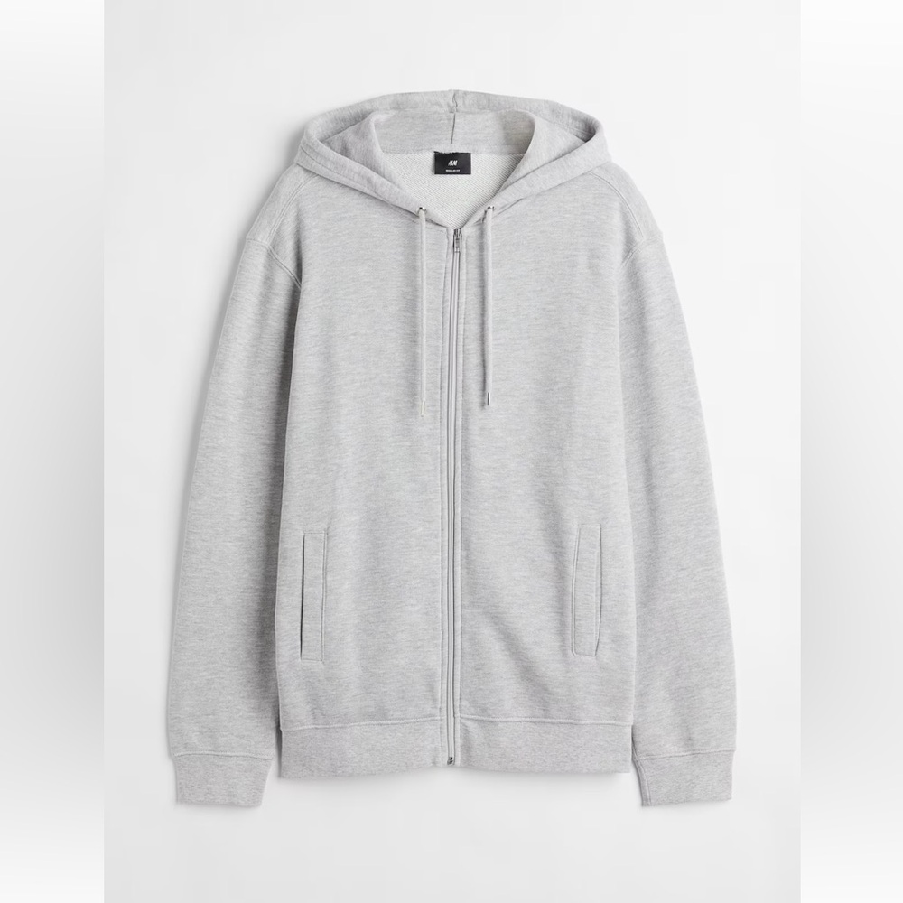 H&M Men's Gray Hoodie Sweater